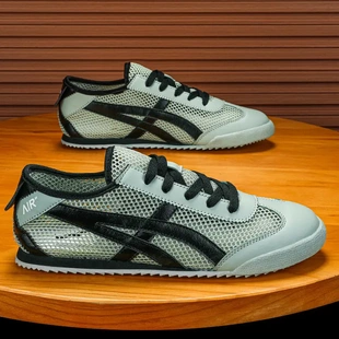 运动休闲超火阿甘板鞋 男鞋 网面镂空防臭网鞋 透气薄款 2026新款 夏季