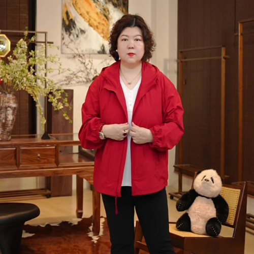 金雀绫【赴山海】连帽宽松透气防紫外线防晒衣外套SZBY190