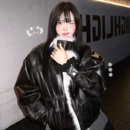 Roughneck 拼接毛领皮夹克 韩国小众设计师品牌皮衣外套女2025新款