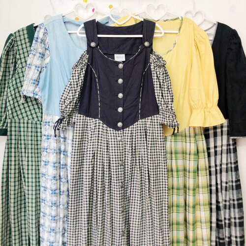 内蒙仓国庆不发货】海淘中古vintage阿尔卑斯少女巴伐利亚连衣裙