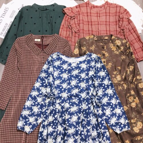 内蒙仓国庆不发货】日系文艺森女连衣裙