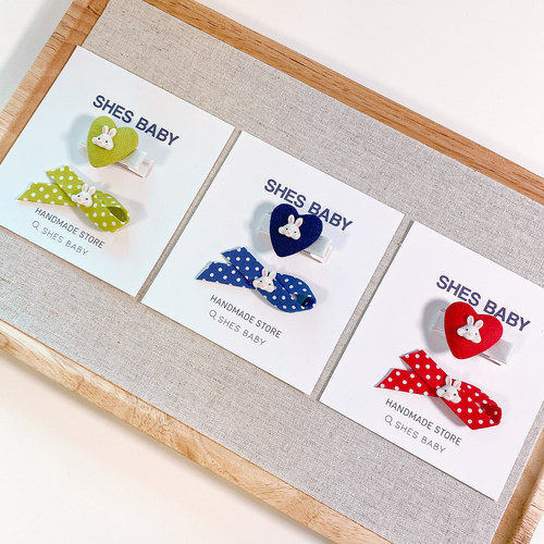 原创设计韩版可爱兔卡通发夹发饰