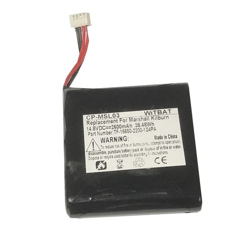 适用Marshall Kilburn蓝牙音响电池TF18650-2200- 1S4PA