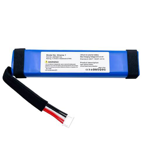 适用JBL Xtreme 1代蓝牙音箱电池 GSP0931134 容量：5000mAh 37