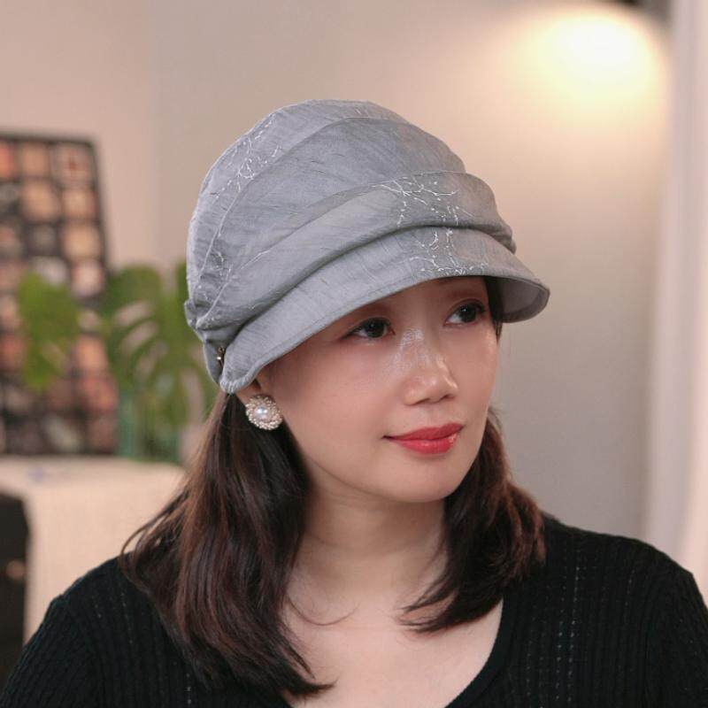 新款夏季百搭洋气遮阳帽优雅气质鸭舌帽出行户外透气防晒太阳帽女