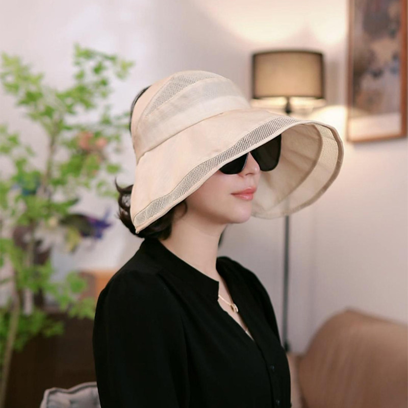 夏天防紫外线遮阳时尚防晒帽子女