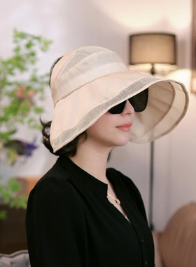 夏天防紫外线遮阳时尚防晒帽子女