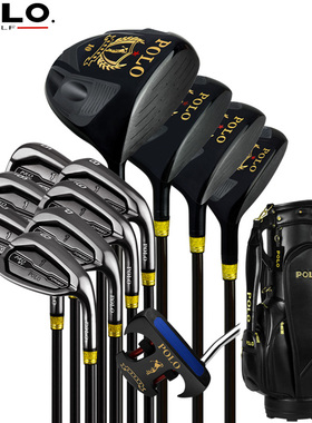 POLO GOLF新款 高尔夫球杆 男士套杆 钛金一号木 黄金/黑金套杆