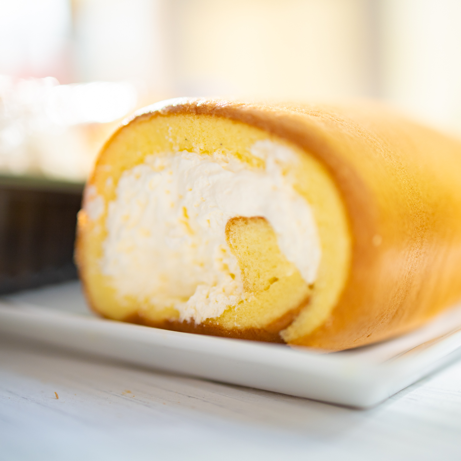 真的没见过料这么足的奶油蛋卷