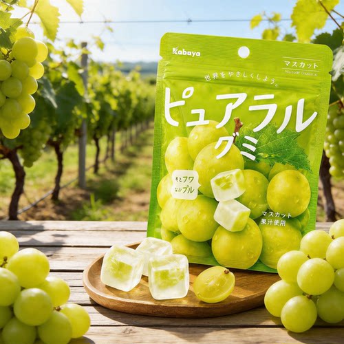 日本卡巴也朴优柔青提味果汁软糖