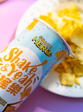 SNACK HERO马来西亚进口摇摇乐桶装芝士圈玉米圈休闲膨化零食品