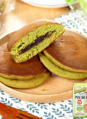 日本 丸京抹茶红豆夹心铜锣烧324g 哆啦a梦零食小吃1106