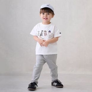 日单PM尾货80-110童装秋季弹力棉长裤外裤防污设计男女童裤多色