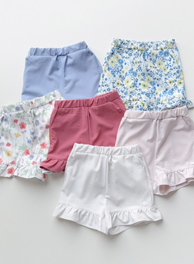 【水陆两用】日单新款80-150女童夏多功能花边短裤速干冷感设计