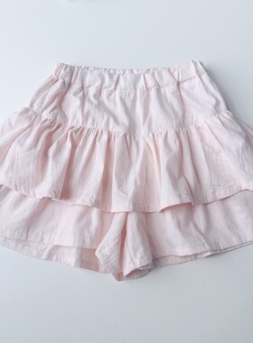 日单女童夏季纯棉百搭蛋糕裙