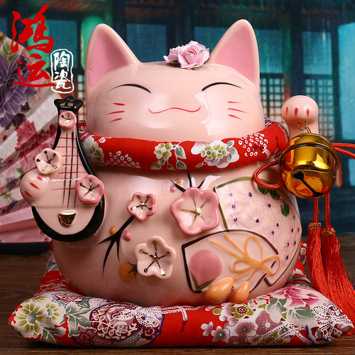 招财猫存钱罐摆件招财猫