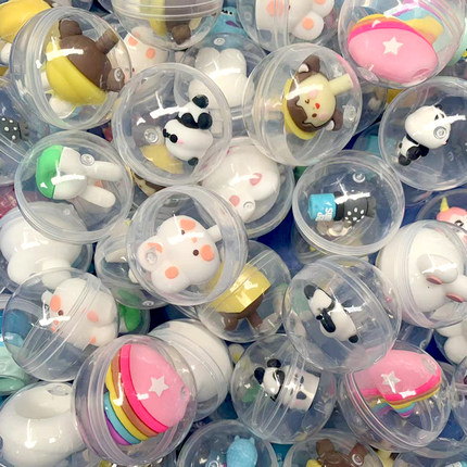 45扭蛋 几十款笔头样式玩具 适用扭蛋机游艺机 二元透明扭蛋