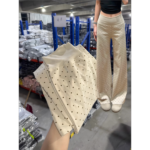 夏季高腰显瘦小个子微喇瑜伽裤