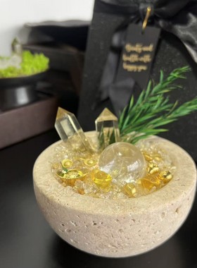 招财纳福能量聚宝盆赠送精美礼盒