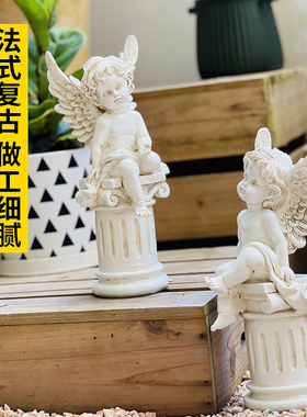 法式风罗马柱家居客厅橱窗工艺品