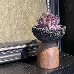 天然紫水晶摆件招财玄关办公室装饰家居礼品黄水晶消磁净化高级