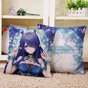 萌影 YS 菈乌玛动漫周边40X40小方枕抱枕沙发靠垫靠枕护腰礼物