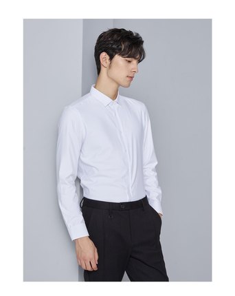 21DZC0011Y 0013Y利家抗皱加绒加厚长袖衬衫男士商务正装冬季衬衣