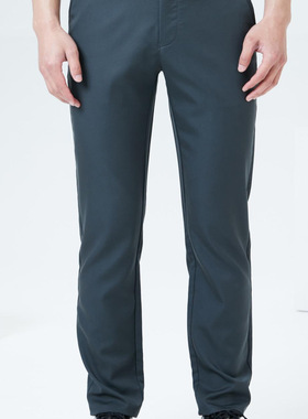 利家男装2024夏季薄款商务休闲裤男中腰小脚高弹力21XXK00803