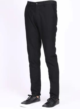 大利家秋冬款男裤商务休闲裤弹性加厚长裤修身中腰小脚 7DXK00304