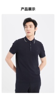 polo衫 25XTX9751S 商务休闲短袖 新款 男翻领T恤上衣 9573利家夏季