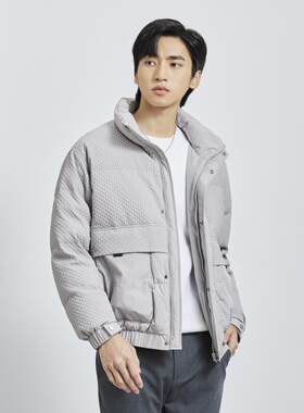 G3DRF9711Y 9712Y利家新款休闲时尚流行帅气立领保暖羽绒服男士