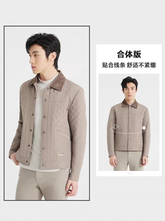 翻领压花合体版 24QJK6042Y利家男装 商务休闲夹克男士 新款 微弹 秋季