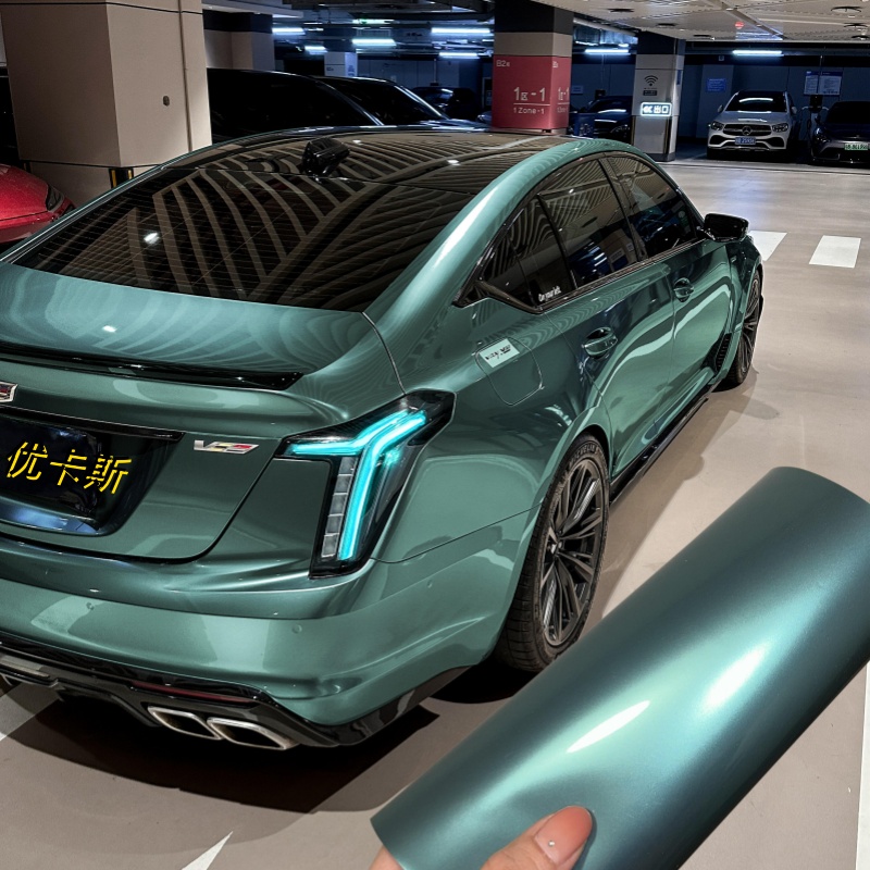 PET莱恩绿汽车全车身改色膜