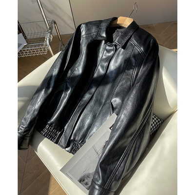 五十而立『皮衣天才』可拆卸羽绒内胆油蜡特种羊皮皮衣一衣两穿