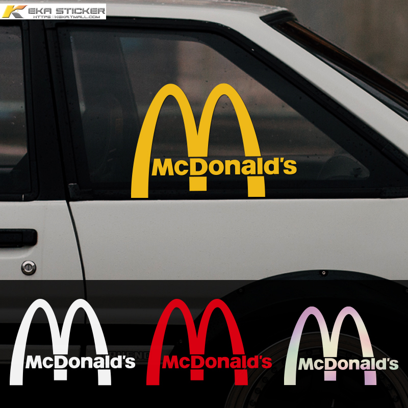 可卡车身装饰贴麦当劳车贴