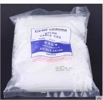 自锁式尼龙扎带A级CHS-3*100 （1000根）（长虹塑料