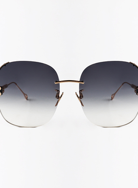 遮紫外线大框文艺奢侈风格