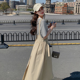 【现货】条纹背带裙两件套289-2260-P145控198，女装运动套装，浙宝289