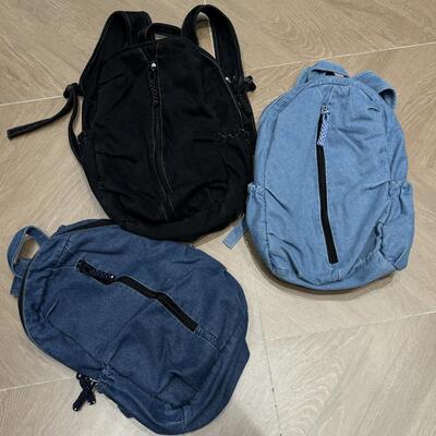 男女百搭复古休闲牛仔双肩背包