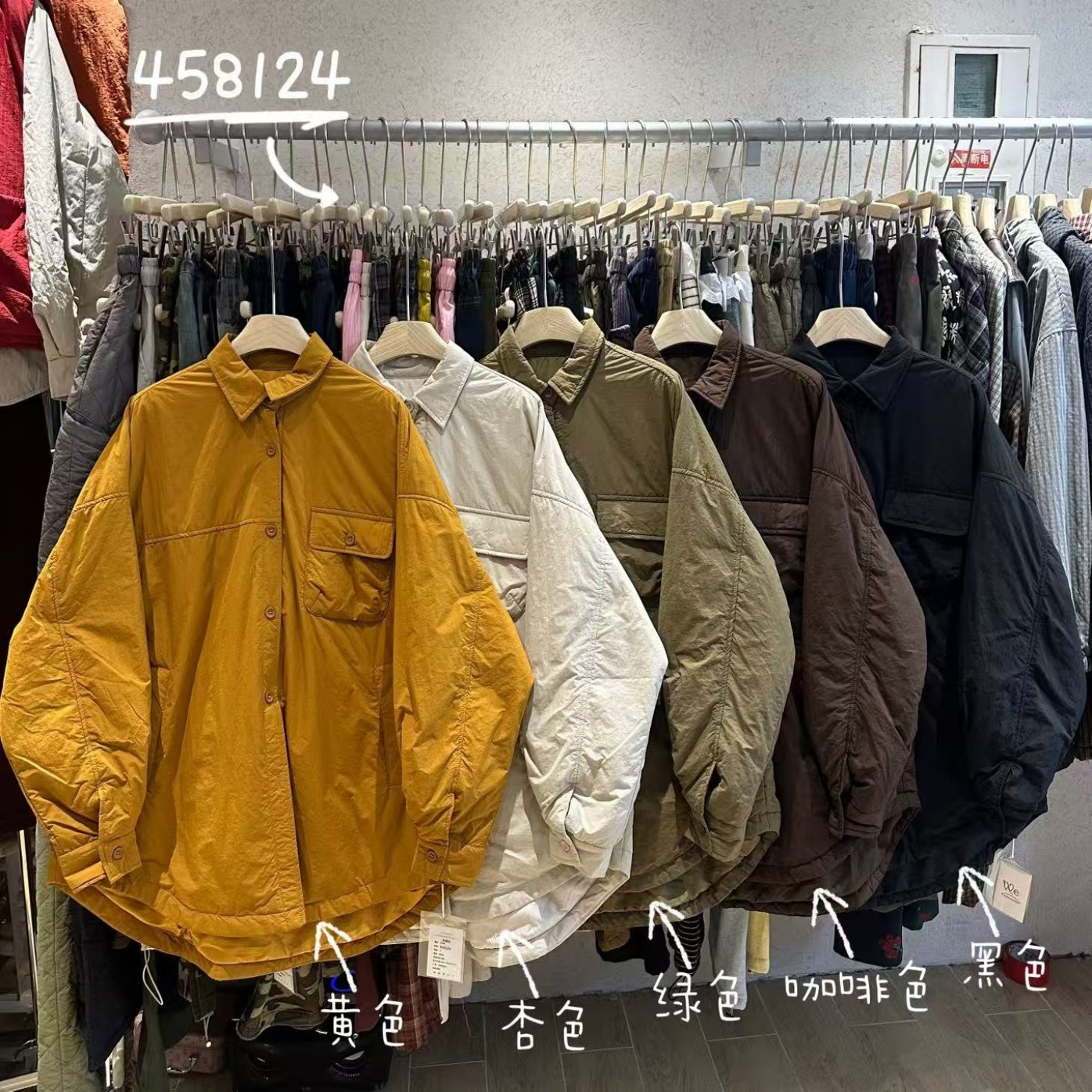 慵懒休闲设计感百搭衬衫棉服外套