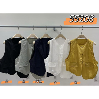 胖mm休闲百搭薄款叠穿不规则马甲