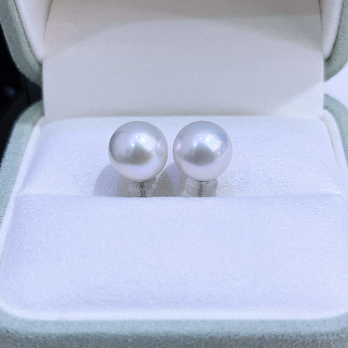 9-10mm天然淡水珍珠耳钉正圆S925纯银 ins简约百搭耳环耳饰素钉女,珠宝/钻石/翡翠,耳饰,淘宝优惠券,粉丝福利购,淘宝优惠卷