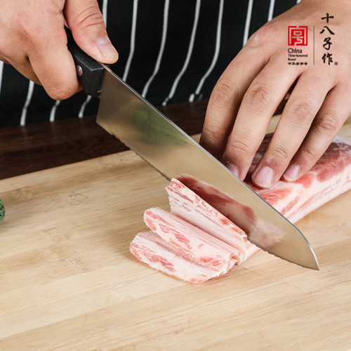 十八子作冻肉刀厨房多用锯齿