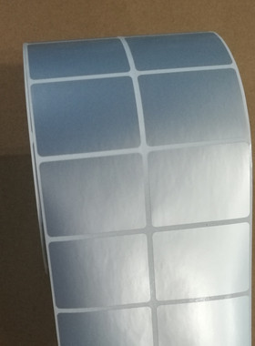 热卖防水银色标签纸40X30消银龙贴纸G500U TSC244哑银不干胶纸