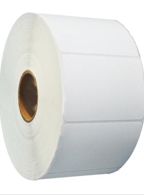 单排标签50X30铜版不干胶纸GP1124T TSC244 342打印贴纸横版热卖