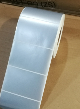 防水PET标签纸TSC244 BTP2100亚银龙贴纸100X60消银龙不干胶纸热