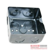 60mm 100 地板插座镀锌钢底盒地底地面插板专用暗装 底盒4分6分100