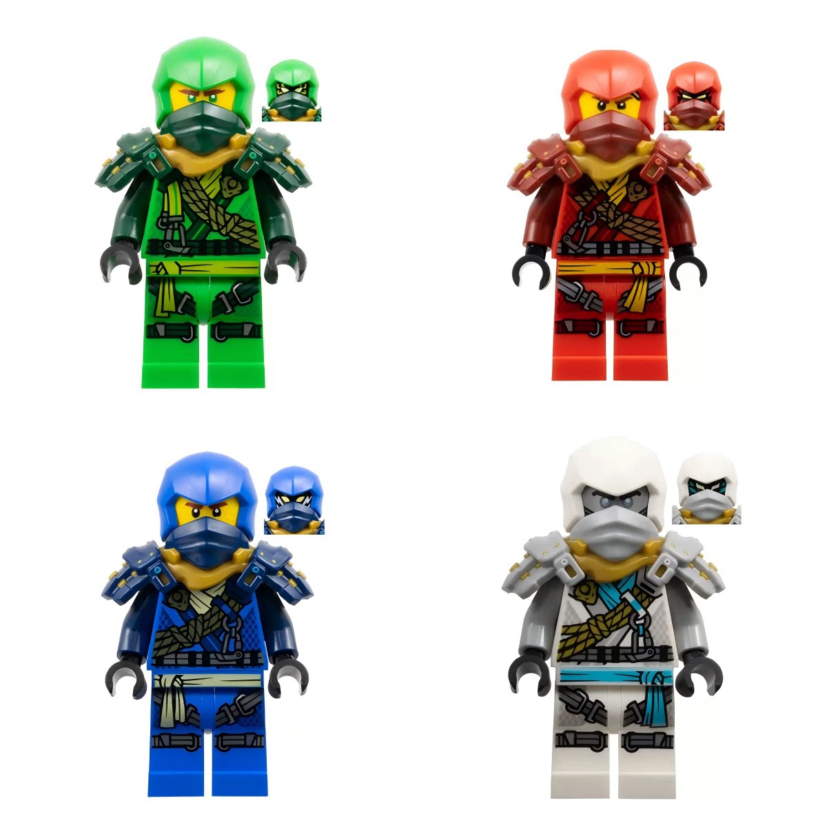 乐高 lego 正品 幻影忍者 人仔 攀登服系列 攀登赞 攀登凯 攀登杰图片
