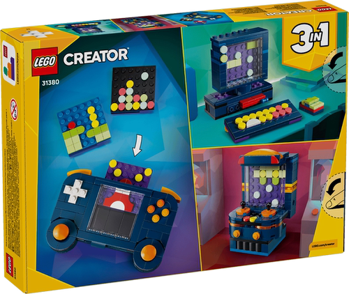 LEGO乐高创意百变系列31380复古游戏机男女孩拼搭积木玩具礼物