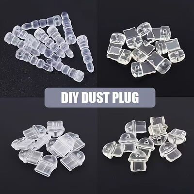 通用防尘塞苹果16带孔手工DIY充电口VIVO华为OPPO安卓TypeC吊坠堵
